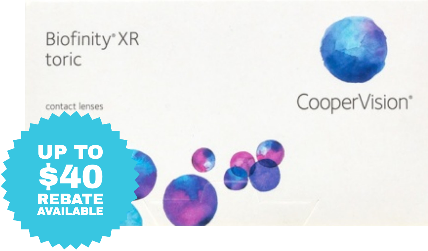 Biofinity® XR toric 1 Month (6 Pack)